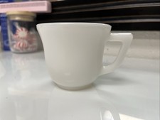 Vintage White Mike Glass Child  s Play Set Coffee/tea Cup