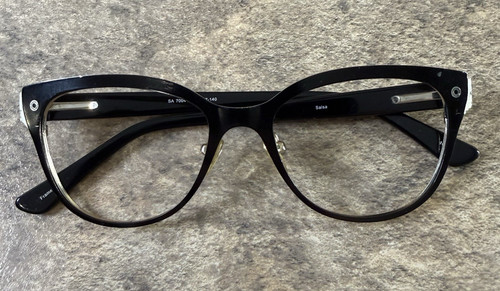 Salsa SA 7004 Black Women’s Eyeglasses Frames Metal Cat Eye 52-17-140-40mm