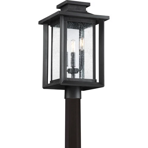 Quoizel WKF9011 Wakefield 3 Light 19" Tall Outdoor Single Head - Black - Picture 11 of 12