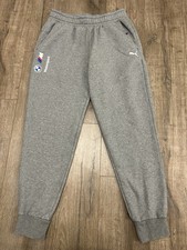 Puma BMW Motorsport Performance Joggers Size Large Sweatpants Gray