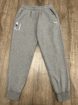 Puma BMW Motorsport Performance Joggers Size Large Sweatpants Gray 