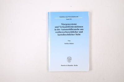 43367 Steffen Huber MARGENSYSTEME UND VERKAUFSFÖRDERAKTIONEN IN DER