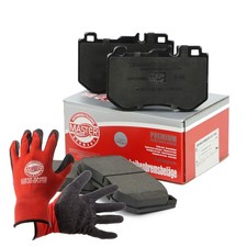 Bremsbeläge+Handschuhe vorne für MERCEDES C-CLASS (W205, S205, C205, A205)