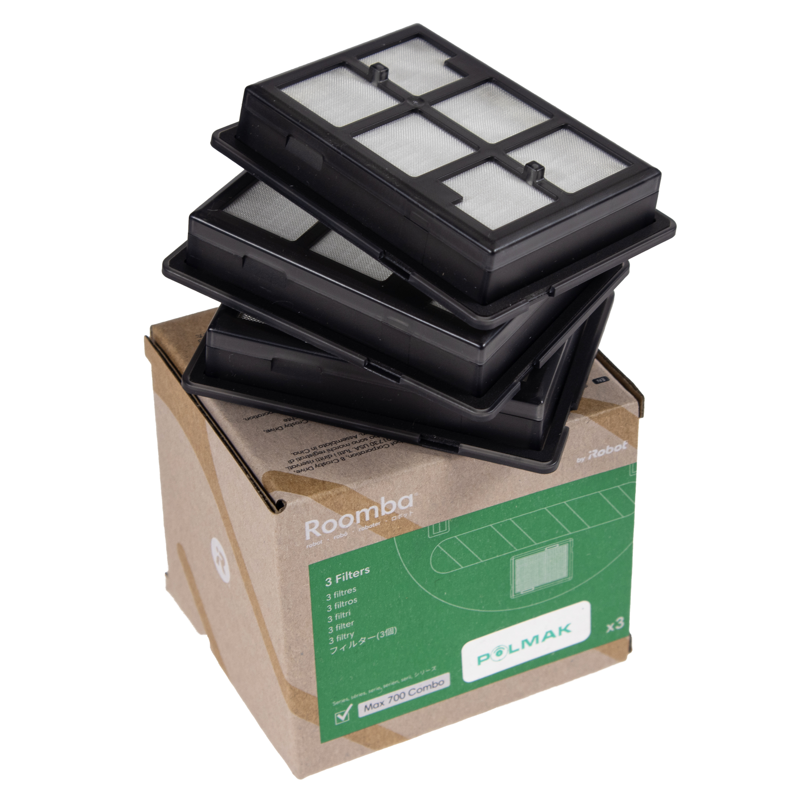 ORIGINAL Filter 3er-Pack für iRobot Roomba Max 705/707 Combo