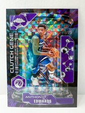 2025 Topps Chrome Basketball Anthony Edwards Clutch Gene Purple  /75  #CG-4
