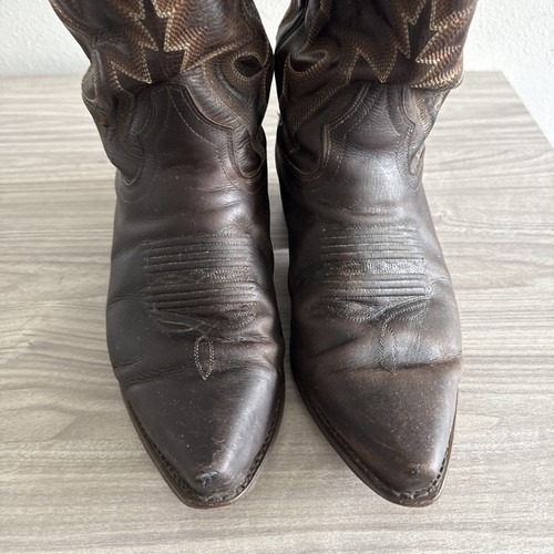 Dan Post Herren Renegade S Stiefel - Snip Toe - DP2159S Größe 8,5 D Braun Leder - Bild 4 von 13