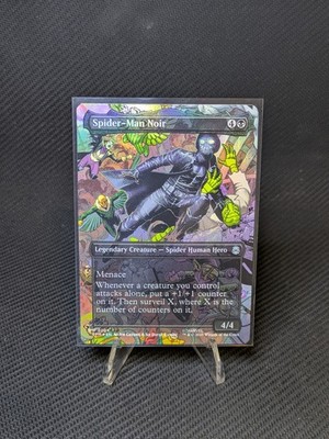 Spider-Man Noir (Borderless) Marvel's Spider-Man Foil