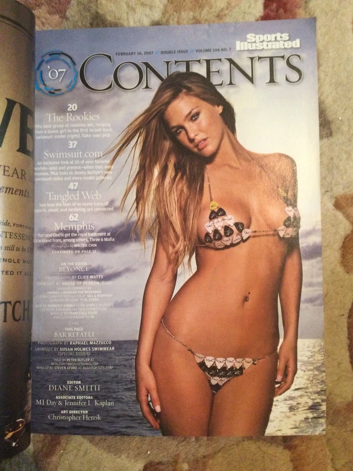 Sports Illustrated 2007 Swimsuit Issue BEYONCE Cover Mint Condition Foto 2 de 2