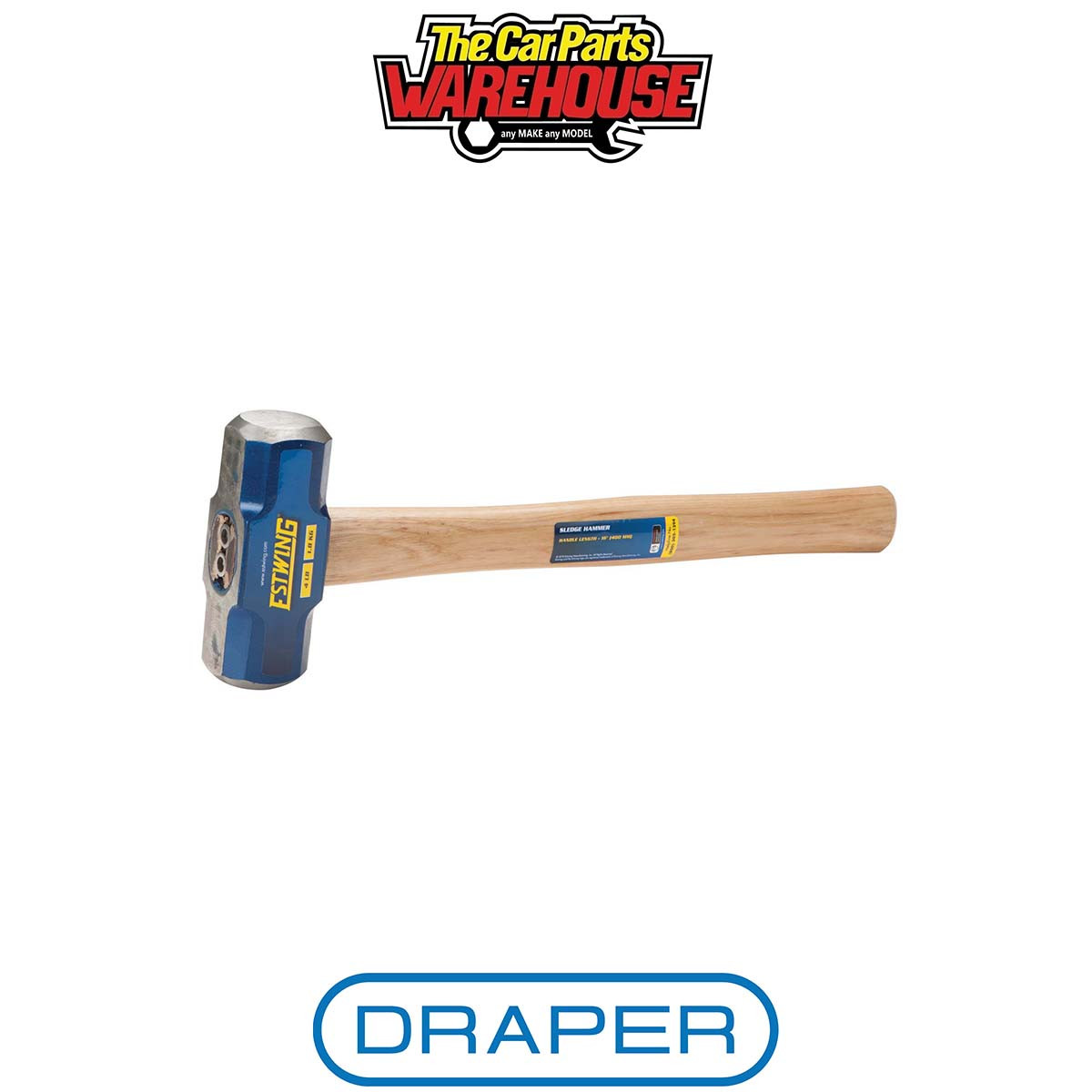 Draper 31301 Estwing Hickory Shaft Sledge Hammer 18kg/4lb