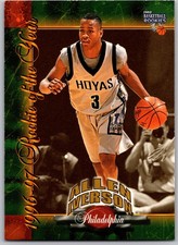 1997 Score Allen Iverson Rookie of the Year Card #A3 Philadelphia. rookie card picture
