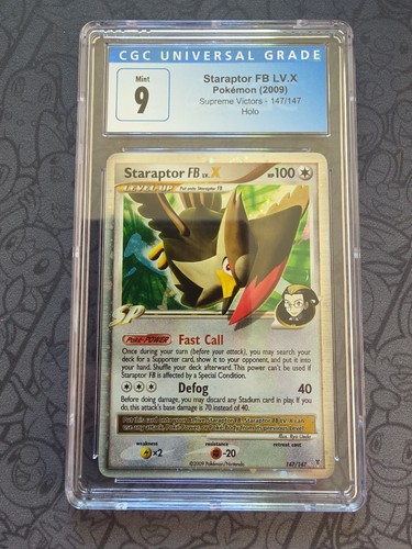 Staraptor FB LV.X graded CGC 9 for sale on eBay