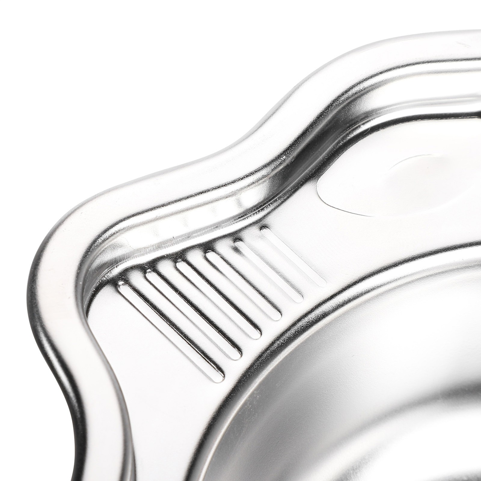 304 Stainless Steel Divided Food Plate Cartoon Shape Lunch Dinner Food Tray KRI
