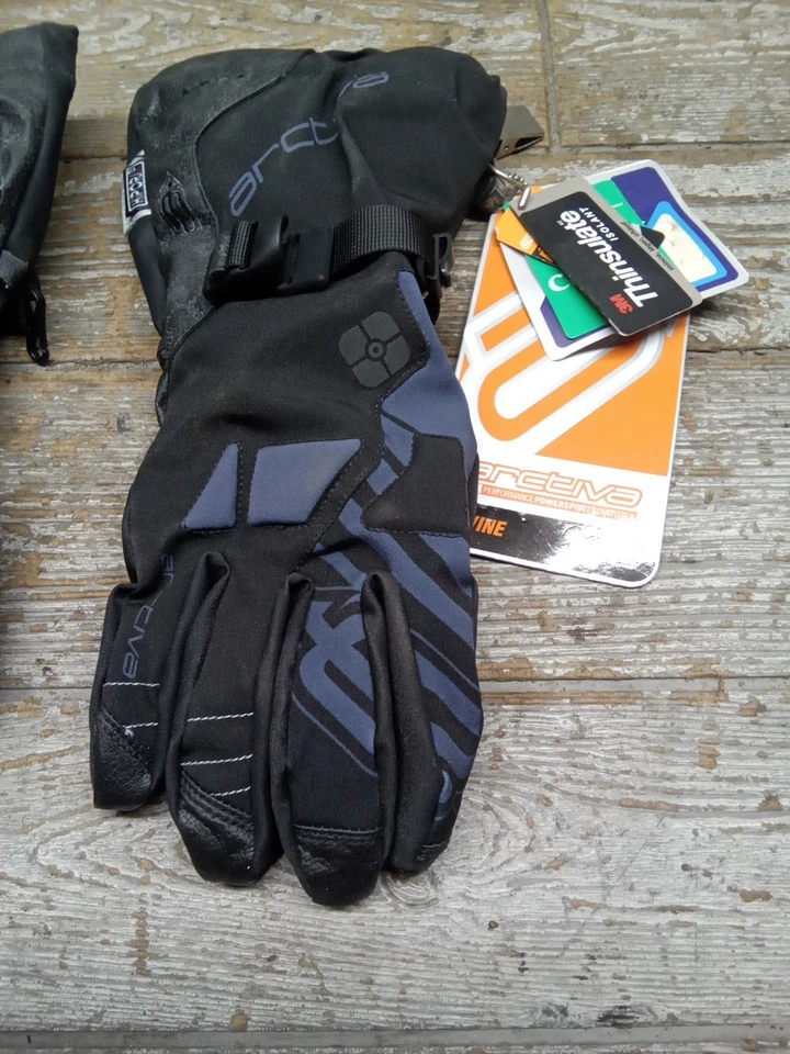 Arctiva Mens Ravine S8 Insulated Snowmobile Gloves Blue XL 3340-1197 - Imagem 3 de 4