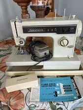 Kenmore Sewing Machine 158 Vintage Sears Model Zig Zag Tested W/Case