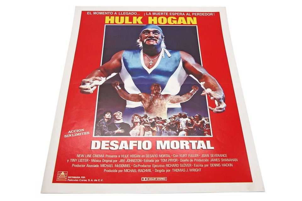 Lote 2 de 1989 "Desafio Mortal" con vestíbulo/mini carteles de Hulk Hogan (MX) (3), de Gesa Foto 2 de 4