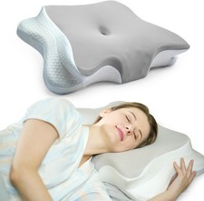 Cervical Pillow for Neck Pain Relief, Cooling Neck Pillow Side Sleeper Pillow...