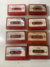 Vintage Walt Disney Storyteller Cassette Tapes Lot Of 8 Story & Songs NO BOOKS