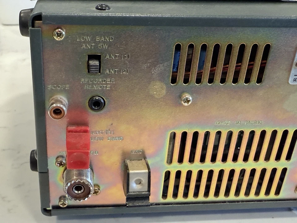 Ricevitore radiocomunicazioni Icom IC-R71A Ham testato, funzionante! Batteria Necessita Ram - Immagine 3 di 4