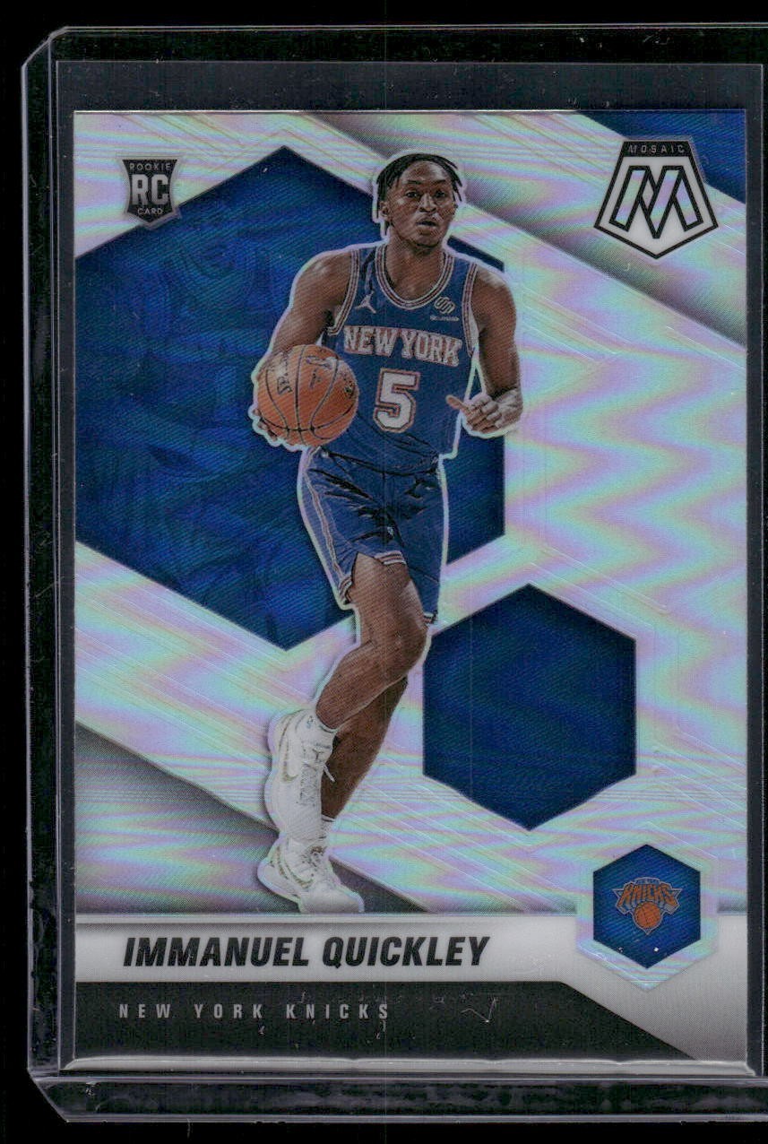 2020-21 Mosaic Immanuel Quickley #208 - Rookie Silver