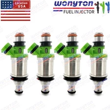 4X OEM Denso 23250-74140 Fuel Injectors For 1994-2000 Toyota 2.0L 2.2L I4
