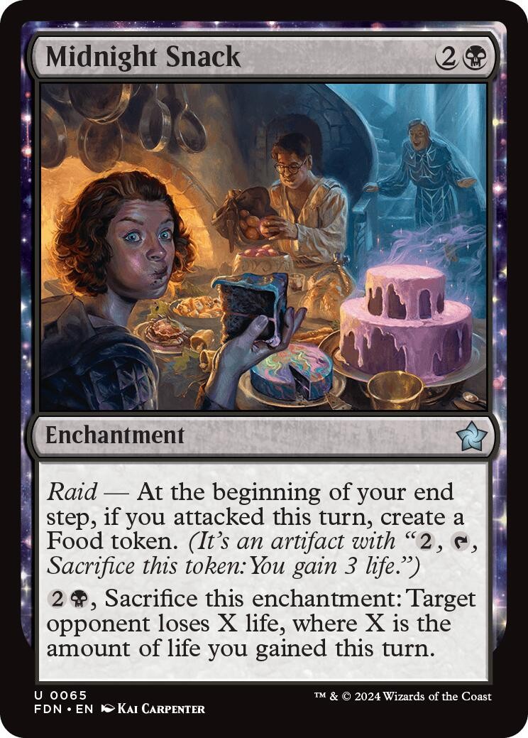 NM Foil - Midnight Snack [FDN - 65] Foundations