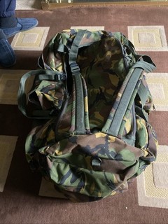 Arktis Camouflage Backpack/ Holdall With Defect See Photos L36 W 20 & D 12 Inch