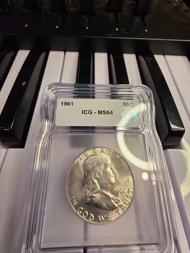 1963-D Franklin Half Dollar MS64 ICG