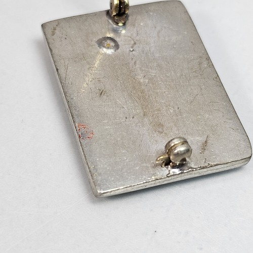 Broche Art Deco Vintage Vidrio Pekín Estrás Acento Rayos Verdes Tono Plata - Imagen 13 de 14