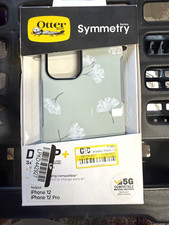 OtterBox Symmetry Series Hard Case for iPhone 12/12 Pro 5G Floral Green
