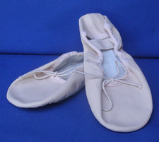 Child 10.0C Bloch "Dansoft" Leather Full Sole Ballet Shoes Pink S0205G NEW