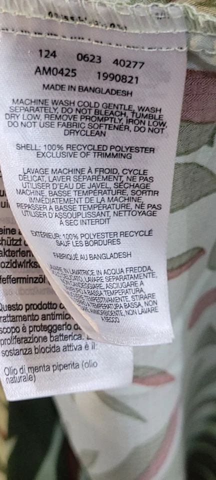 Columbia Para Hombres XXL Omni-Mecha Utilizador Tejido SS Camisa Fresca Hoja de Salvia UPF 40 Botones Foto 4 de 4