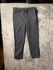 Nautica Little Boys Charcoal Heather Fleece Pull-On Jogger Sweatpants Size 6
