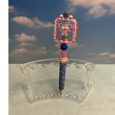 Handmade Decorative Ballpoint Pen, Pink & Blu...