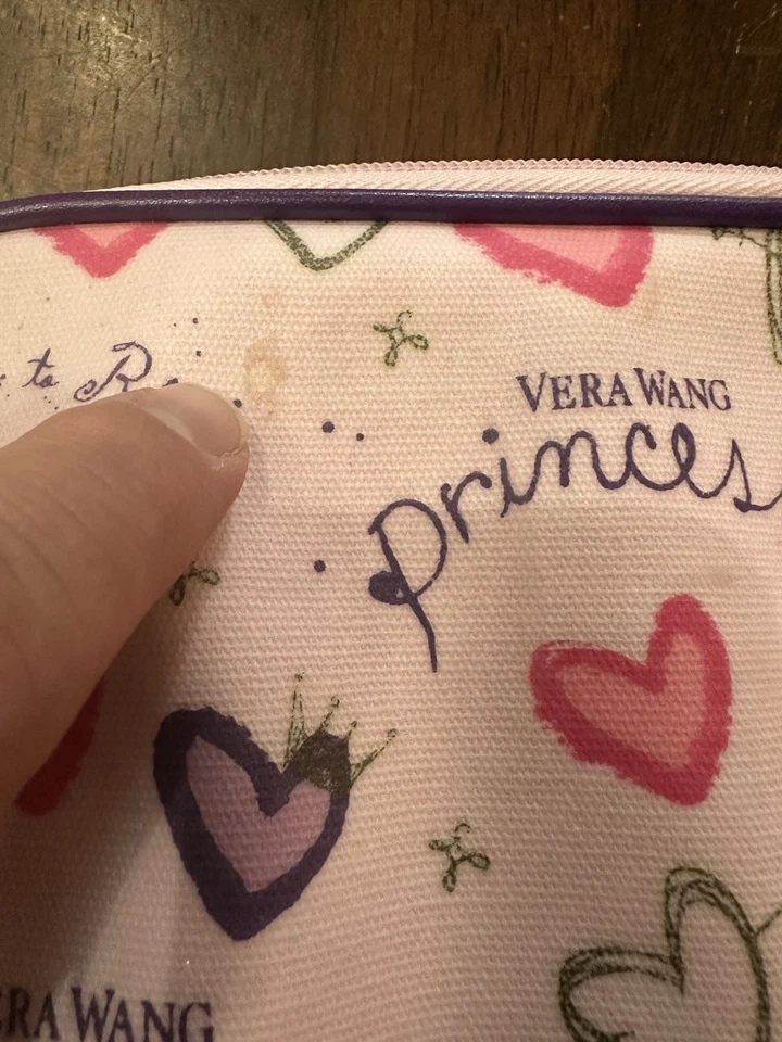 Bolso de viaje cosmético Vera Wang Princess con cremallera Foto 4 de 4