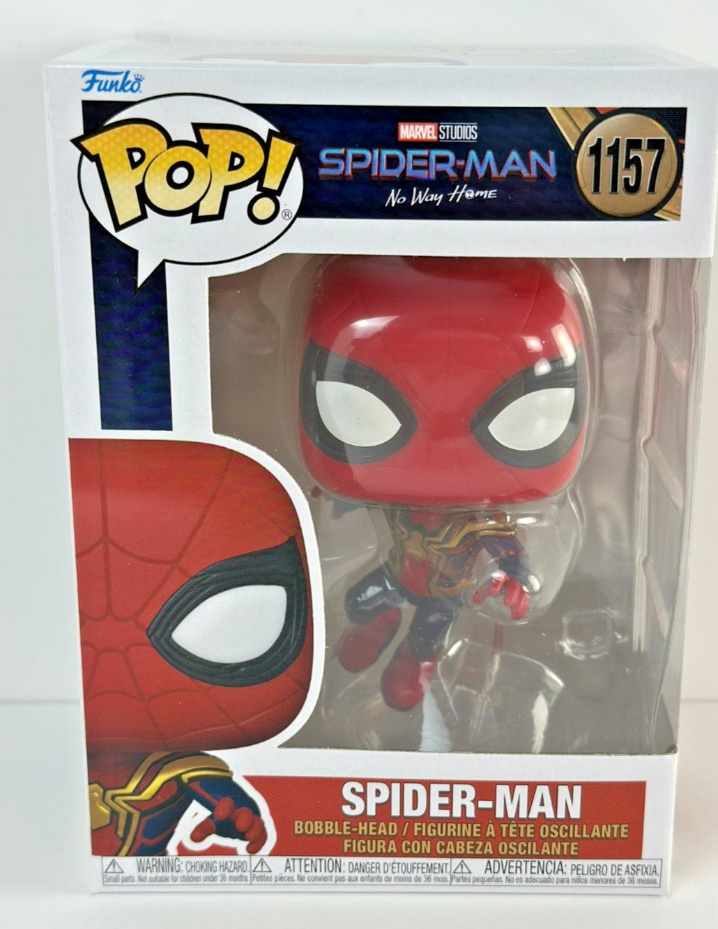 Funko Pop Spider Man No Way Home Bobblehead Vinyl Figure 1157 Marvel