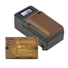 Green Extreme 2 Pack LP-E6NH Battery Compact Smart Charger Kit (7.2V 2400mAh)