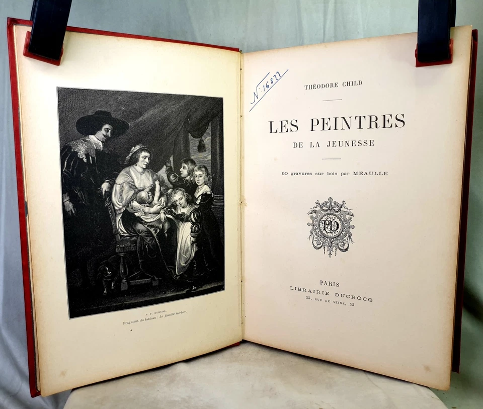 LIVRE ANCIEN 1887, THÉODORE CHILD, LES PEINTRES DE LA JEUNESSE, ILLUSTRÉ - Photo 2/4