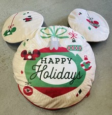 Disney Cruise Line Christmas Pillow