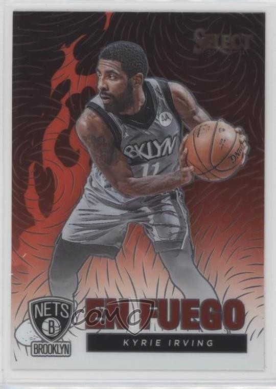 2020-21 Panini Select En Fuego Kyrie Irving #9 16zo