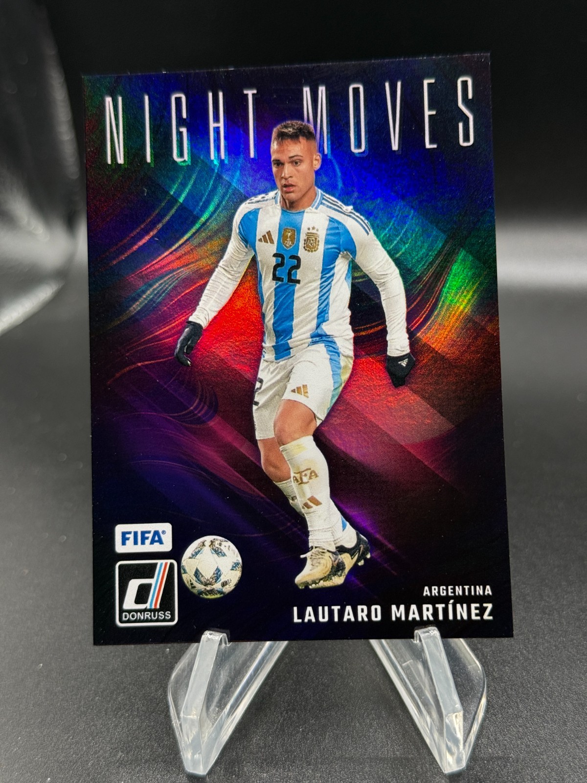 2024-25 Panini Donruss FIFA Night Moves Lautaro Martinez #5 SP