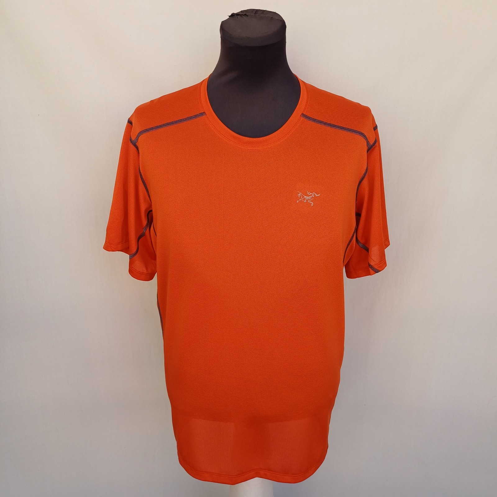 ARC'TERYX T shirt girocollo Arcteryx Actinium manica corta arancione taglia uomo M top