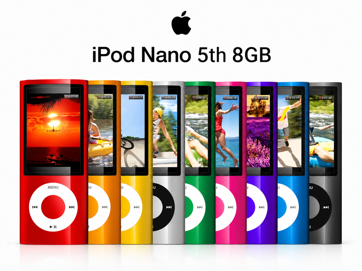 New Sealed Apple iPod Nano 5th Generation 8GB All Colors Fast
