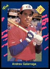 1990 Classic Blue Andres Galarraga Montreal Expos #115