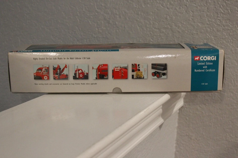Corgi Texaco Diamond T620 Semi Skirted Tanker Truck TEXAS PIPELINE LE 1229/2900 - Image 2 of 4