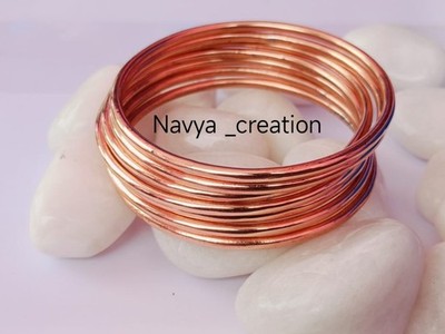 Pure Copper Bangles ,7 Set of Bangles ,Copper Jewery Bangle, Copper Bangle Set