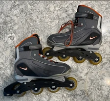 Nike Air N-Dorfin 5 Roller Blades Mens 12 Gray Inline Skates