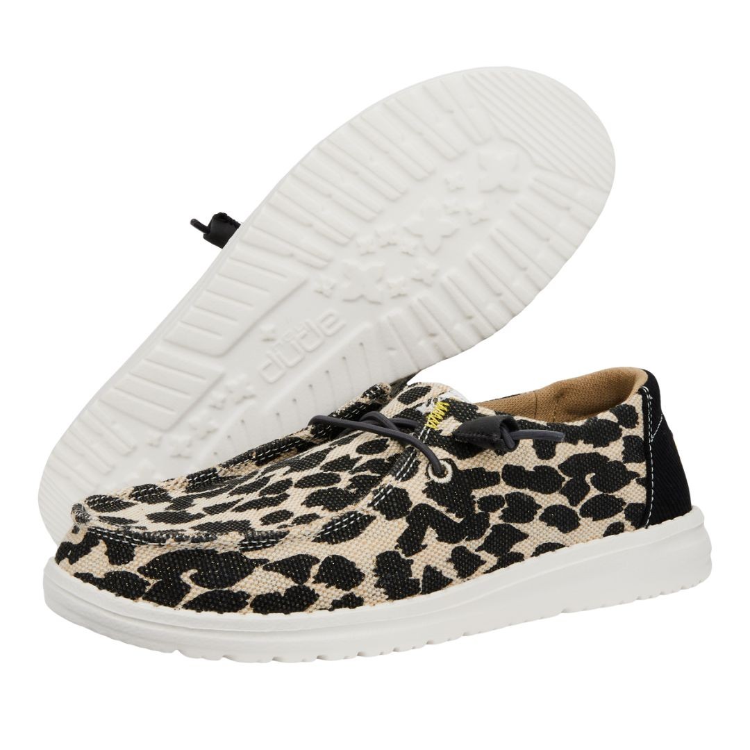 Casual Shoes Hey Dude Wendy Cheetah Shoe Hey Dude Women's Wendy