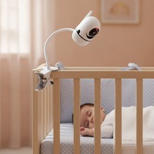 Eco-Friendly Adjustable Clip Mount for Baby Monitors Crib Safe Design