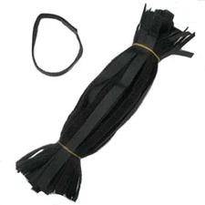 50pcs 12" inch Reusable Straps Wire Wrap Cable Holder Ties Cord Hook Loop Black