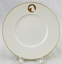 KPM Arkadia Arcadia Gold Horse Medallion Bread Plate 6-1/8" Multiple Available